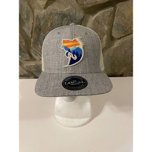 Local Crowns Bass Fish Hat Snapback Adjustable Trucker Mesh Cap Forest Views NEW